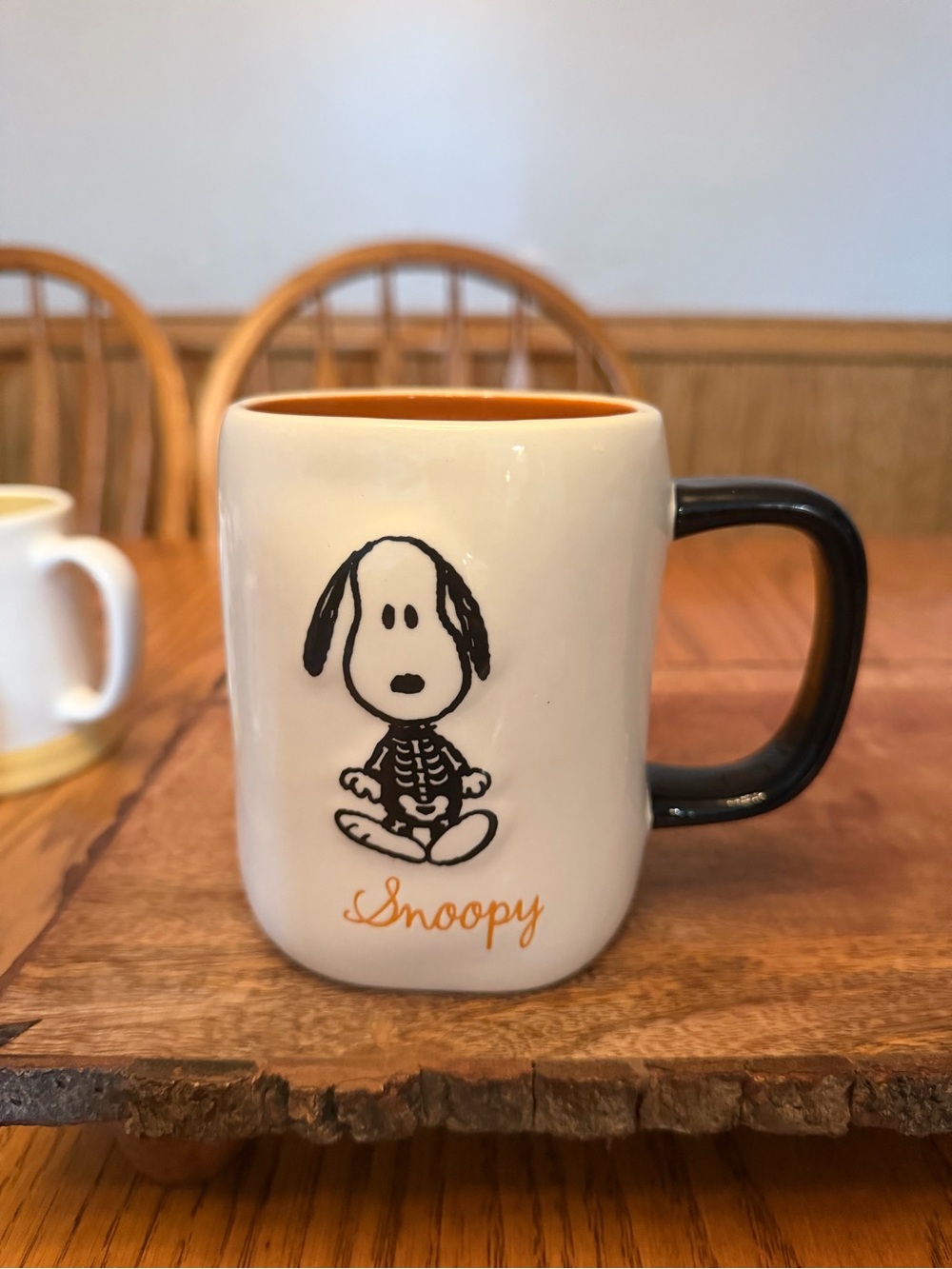 Rae Dunn x Peanuts Snoopy Mug - Halloween “Snoopy” Skeleton